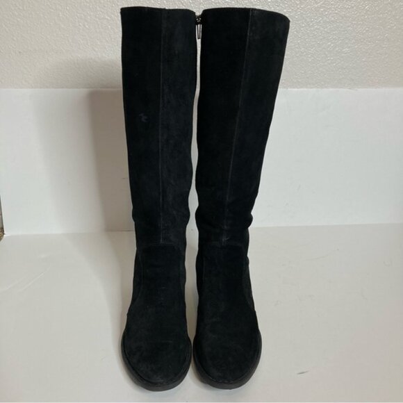 Born Cotto Suede Leather Knee High Tall Boots 10 - Picture 4 of 15